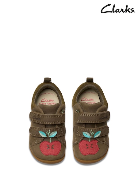 Clarks Olive Pre-Walker Garden Toddler Shoes (F83029) | €47