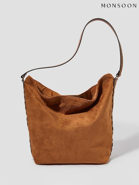 Monsoon Tori Suedette Hobo Bag (F83258) | kr950