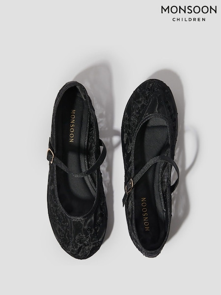 Monsoon Vela Embroidered Mesh Ballet Flats (F83265) | € 64