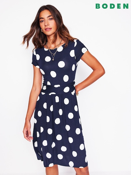 Boden Blue Amelie Jersey Dress (F83307) | R$ 590