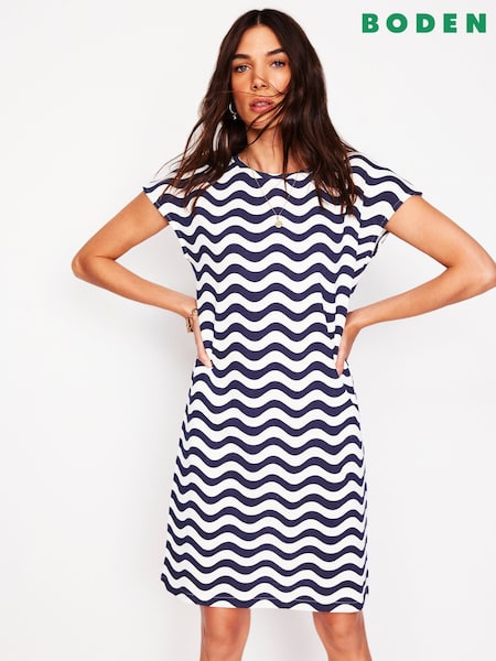 Boden 100% Cotton Leah Jersey T-shirt Dress (F83316) | €82