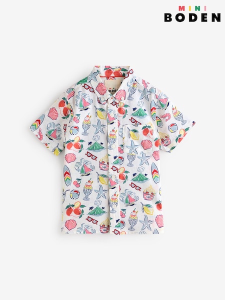 Boden Multi Cotton Linen Shirt (F83372) | ₪126 - ₪146