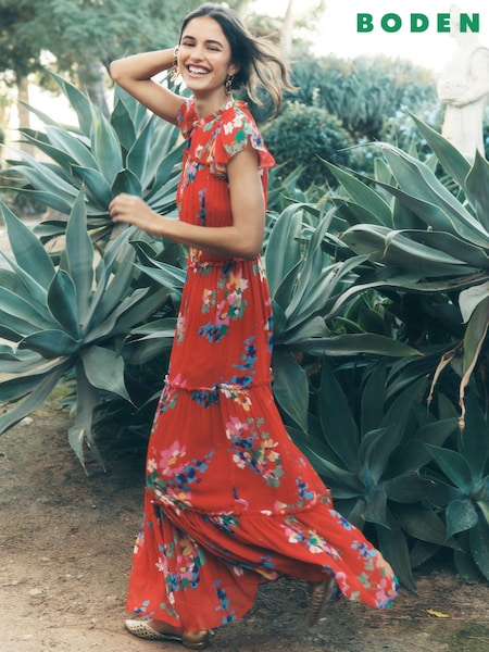 Boden Sleeveless Ruffle Dress (F83376) | €261