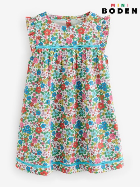Boden Blue Celia Woven Holiday Dress (F83391) | kr357 - kr414
