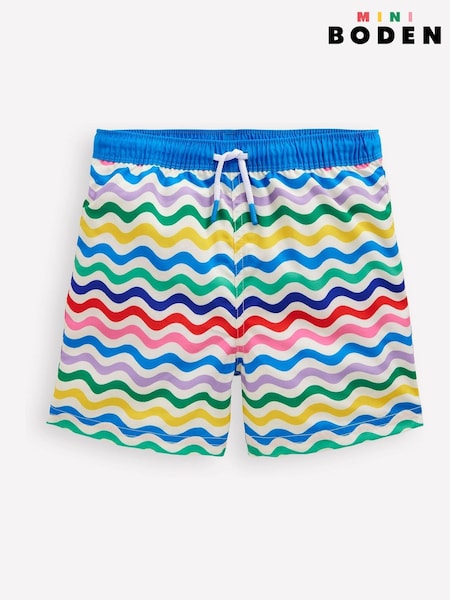 Boden Light Blue Swim Shorts (F83491) | ₪96 - ₪106