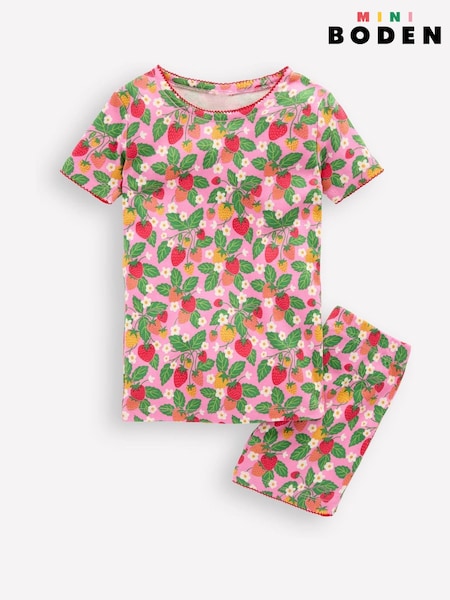Boden 100% Cotton Snug Short John Pyjamas (F83515) | €33 - €36