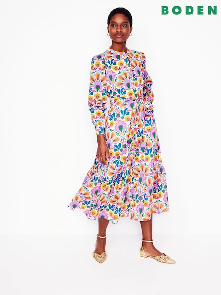 Boden Mia Tiered Shirt Dress (F83549) | €212