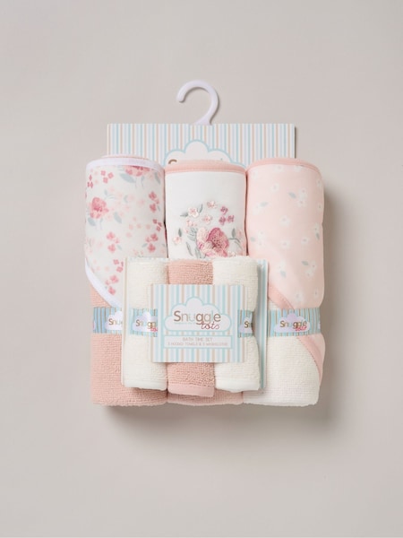 Snuggle Tots Hooded Towels and Wash Cloths 3 Pack (F83579) | €28