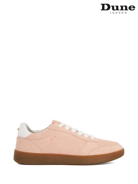 Dune London Pink Electrolite Slim Sole Lace-Up Trainers (F83616) | €113