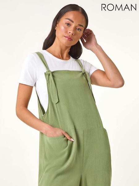 Verde - Roman Petite Strap Woven Playsuit (F83696) | 59 €