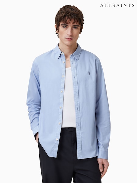 AllSaints Blue Hawthorne Shirt (F83766) | 625 zł