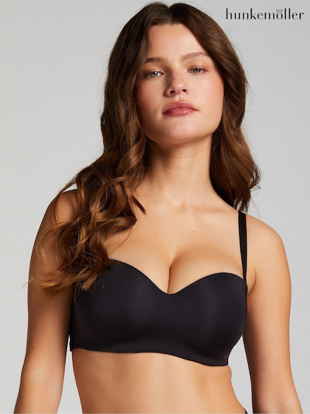 Negro - Hunkemoller Smooth Padded Underwired Push-Up Black Bra (F83795) | 45 €
