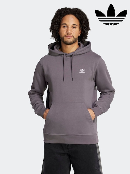 adidas Originals Grey Light Trefoil Essentials Hoodie (F83968) | €66