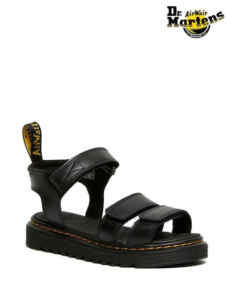 Dr. Martens Black Klaire J T Lamper Sandals (F84024) | €92