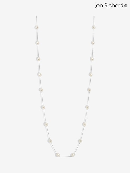 Jon Richard Silver Tone Pearl Rope Necklace (F84031) | €32