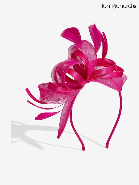 Jon Richard Fushia Medium Fascinator (F84033) | €47
