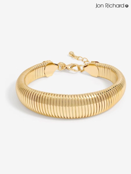 Jon Richard Gold Tone Omega Cuff Bracelet (F84063) | AED116
