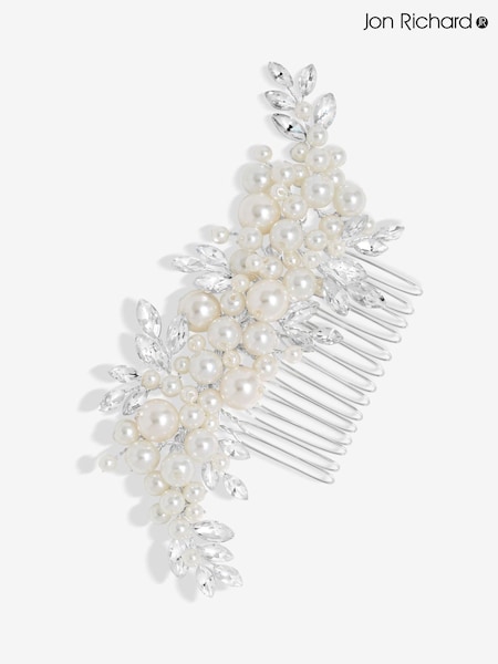 Jon Richard Pearl Leaf Hair Comb (F84073) | €40
