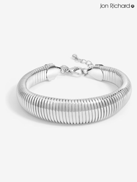 Jon Richard Silver Tone Omega Cuff Bracelet (F84076) | €25