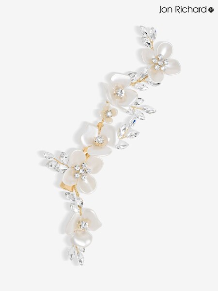 Jon Richard Floral Crystal Hair Slide (F84077) | €40