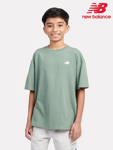 New Balance Kids Back Graphic Queue 100% Cotton T-Shirt (F84189) | 35 € - 42 €