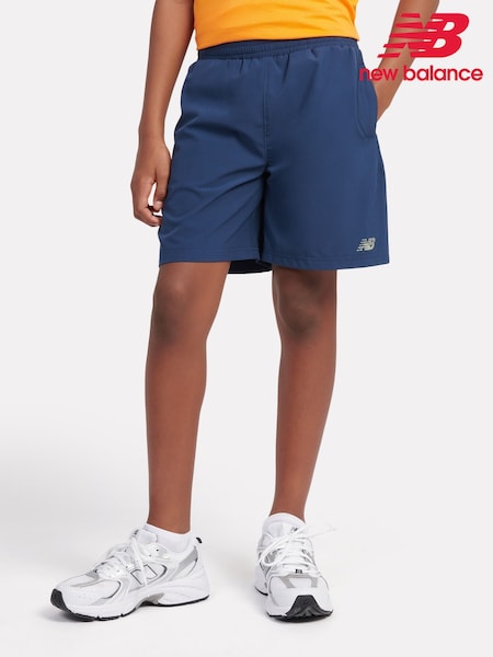 New Balance Blue Kids Woven Shorts (F84190) | €44 - €53