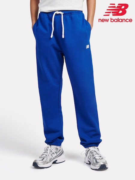 Albastru deschis - New Balance Băieți 100% Cotton Material plușat franțuzesc Small Logo Pantaloni sport (F84205) | 335 LEI - 402 LEI