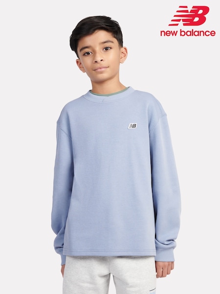 New Balance Blue Kids Premium Cross Neck T-Shirt (F84231) | €53 - €64