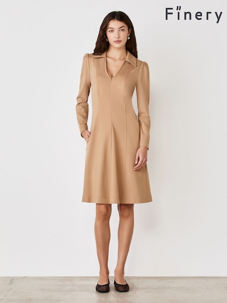Finery Bethany Ponte Jersey Knee Length Dress (F84265) | €73