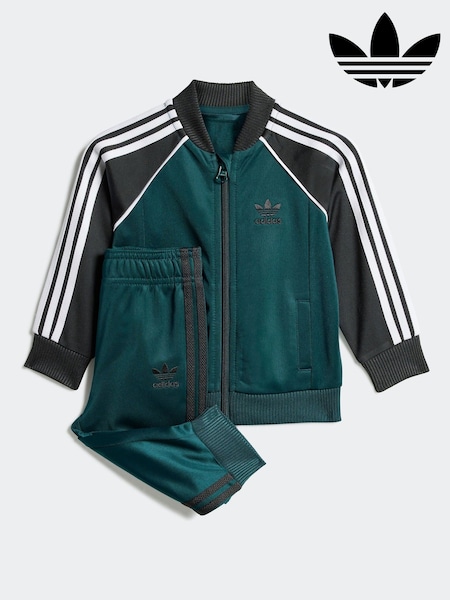 adidas Originals Green Light Adicolor SST Infant Kids Tracksuit (F84681) | AED221