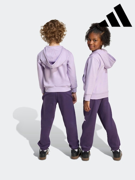 adidas Purple Essentials Tracksuit Little Kids (F84685) | AED262