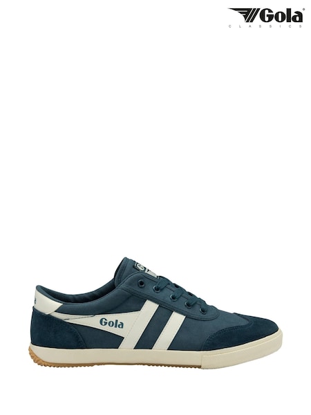 Gola Blue Mens Badminon Canvas Lace-Up Trainers (F84726) | ₪327