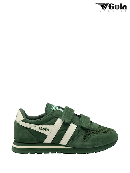 Gola Green Kids Daytona '88 Strap Trainers (F84742) | ₪277