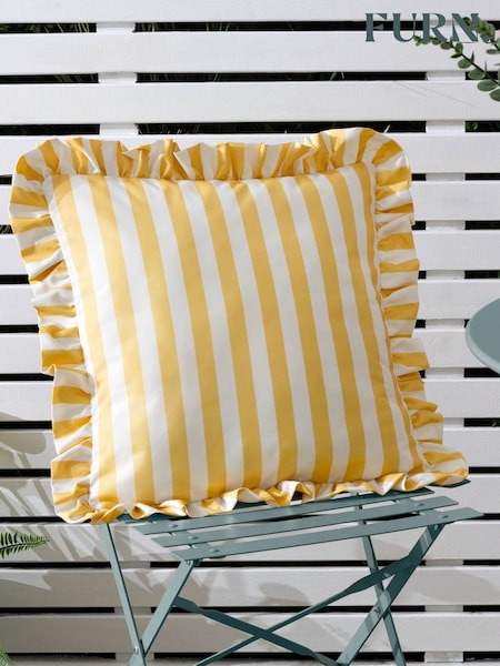 Furn Yellow Lottie Outdoor Fibre Filled Cushion (F84760) | €24.50