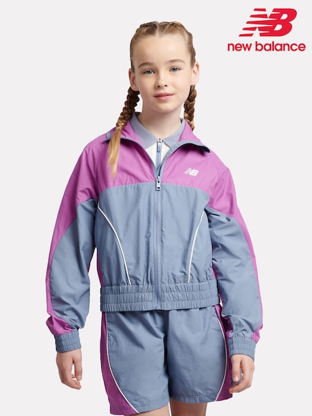 New Balance Kids Panelled Woven Track Jacket (F84777) | ‏437 د.إ.‏ - ‏ 524‏ د.إ.