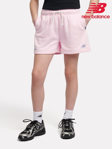 New Balance Pink Kids Floral Sneaker Graphic Shorts (F84781) | €57 - €69