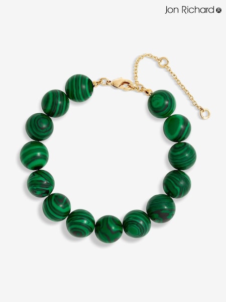 Jon Richard Gold Tone Malachite Bracelet (F84908) | €29