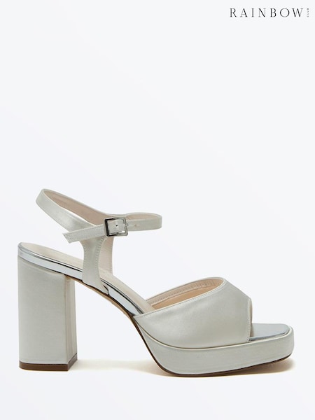 Rainbow Club Cream Nora Platform Shoes (F84932) | € 154