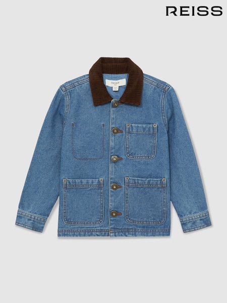 Reiss Mid Blue Herman Jacket (F84959) | AED432