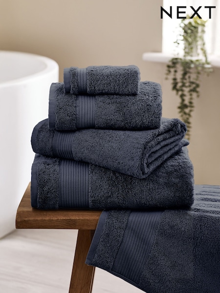 Navy Blue Egyptian Cotton Towel (F85157) | R$ 60 - R$ 255
