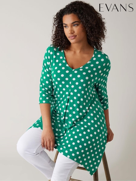 Evans V-Neck 3/4 Sleeve Tunic (F85588) | €48