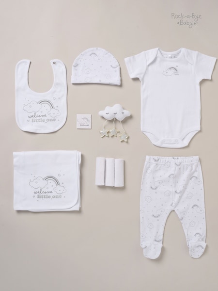 Rock-A-Bye Baby Boutique 100% Cotton 10-Piece Baby Gift Set (F85682) | R$ 355