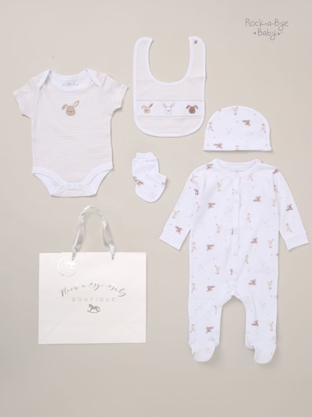 Rock-A-Bye Baby Boutique 100% Cotton 5-Piece Baby Gift Set (F85698) | 1 502 грн