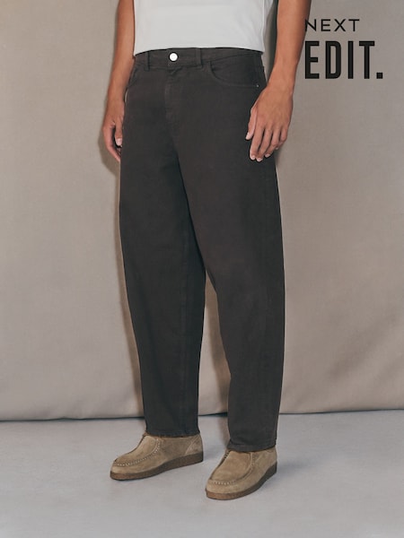 Brown EDIT Barrel Fit Jeans (F85803) | €46