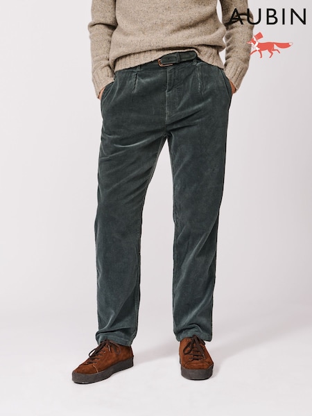 Aubin Green Barrowby Cord 100% Cotton Trousers (F85946) | 170 €