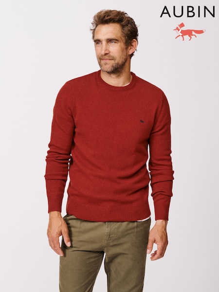 Aubin Orange Westbourne Crew Jumper (F85990) | €105
