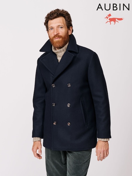 Aubin Blue Bridges Peacoat Jacket (F86018) | €484