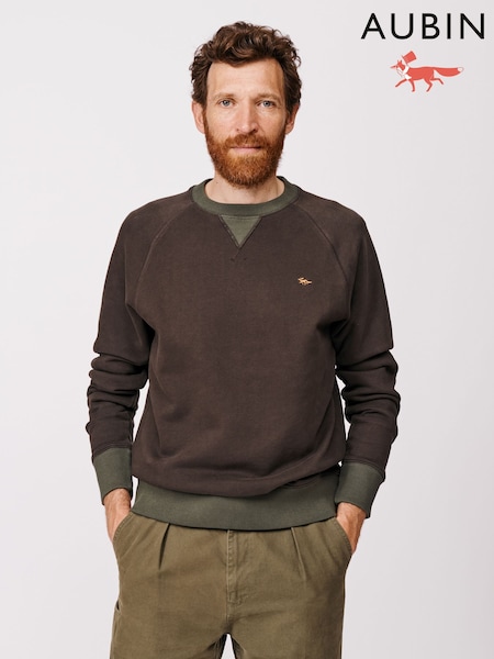 Aubin Lichfield Heavyweight 100% Cotton Sweat Top (F86075) | 440 QAR