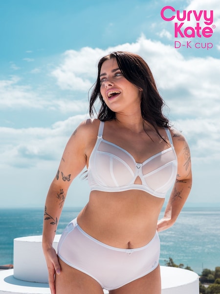 Curvy Kate Victory Short White Knickers (F86206) | €23