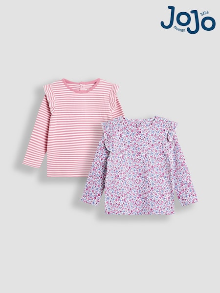 Pink - JoJo Maman Bébé 2-Pack Tops (F86326) | 34 € - 38 €